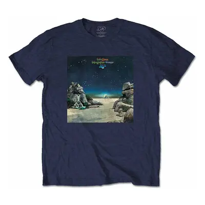 YES tričko, Topographic Oceans Navy Blue, pánské