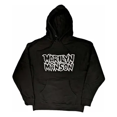 Marilyn Manson mikina, Classic Logo Black, pánská