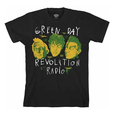 Green Day tričko, Scribble Mask Black, pánské