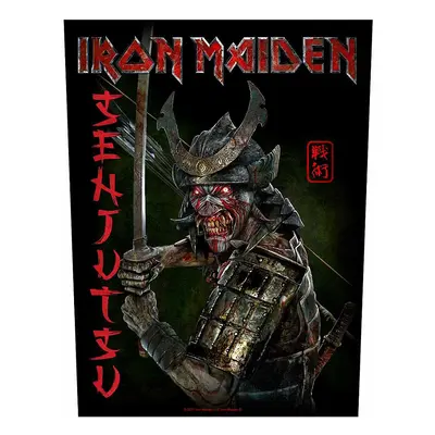 Iron Maiden nášivka na záda 30x27x36 cm, Senjutsu