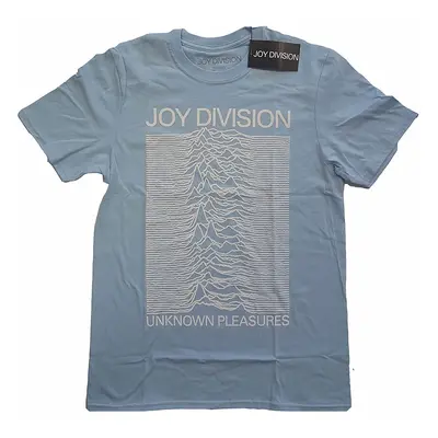 Joy Division tričko, Unknown Pleasures White On Blue, pánské