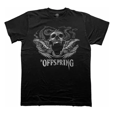 The Offspring tričko, Feathered Winged Skull Black, pánské