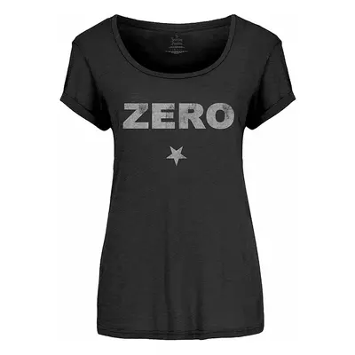 Smashing Pumpkins tričko, Zero Distressed Ladies Black, dámské