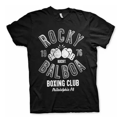 Rocky tričko, Boxing Club Black, pánské