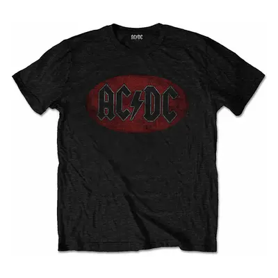 AC/DC tričko, Oval Logo Vintage, pánské