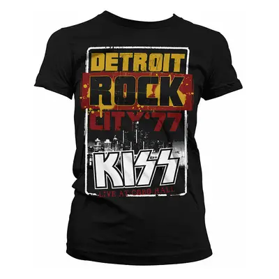 KISS tričko, Detroit Rock City Black, dámské