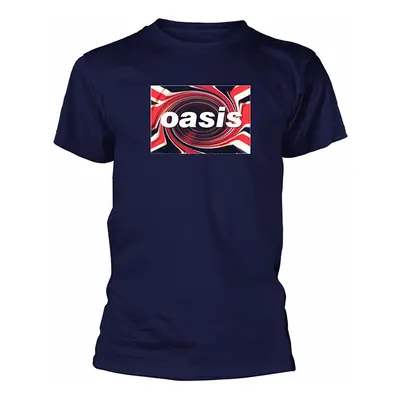 Oasis tričko, Union Jack Blue, pánské