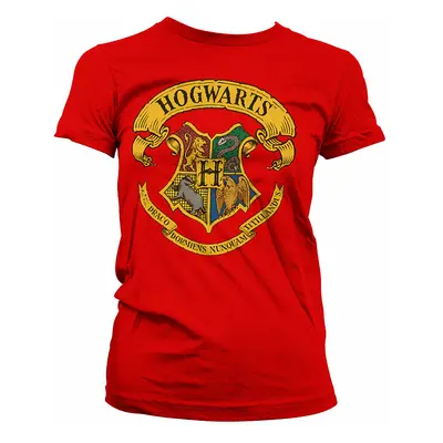 Harry Potter tričko, Hogwarts Crest Girly, dámské