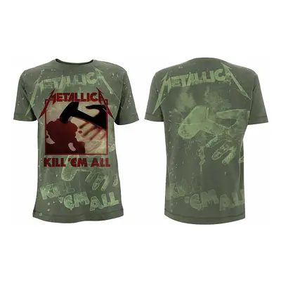 Metallica tričko, Kill &#039;Em All A/O Olive Green, pánské