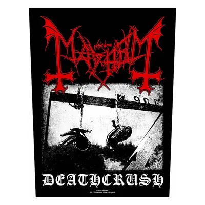 Mayhem nášivka na záda 30x27x36 cm, Deathcrush