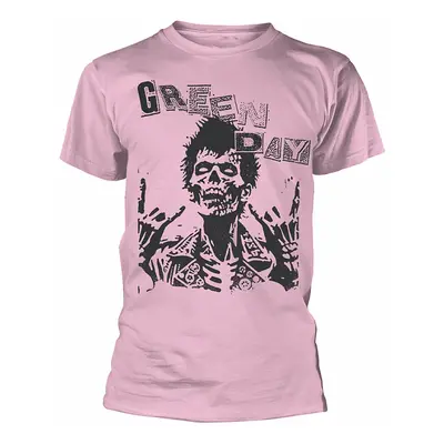 Green Day tričko, Billie Joe Zombie Pink, pánské