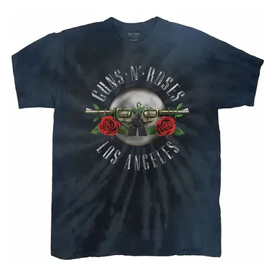 Guns N Roses tričko, Los Angeles Dip-Dye Black, pánské