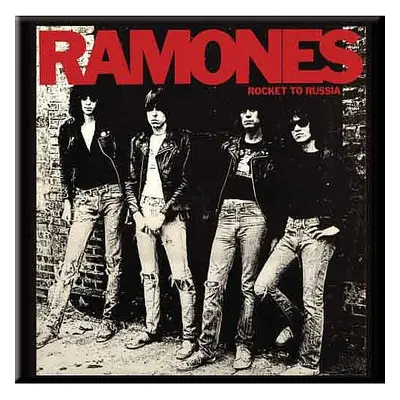 Ramones magnet na lednici 75mm x 75mm, Rocket to Russia