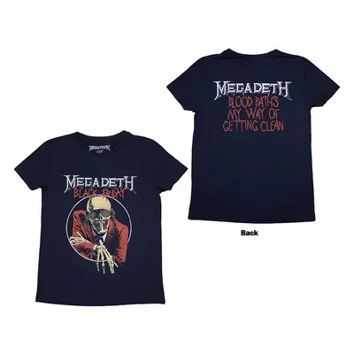 Megadeth tričko, Black Friday BP Navy Blue, dámské