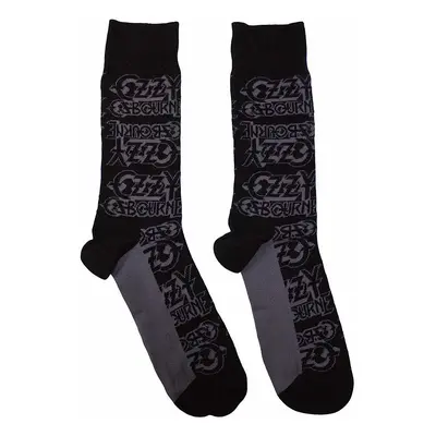 Ozzy Osbourne ponožky, Logo Repeat Black, unisex