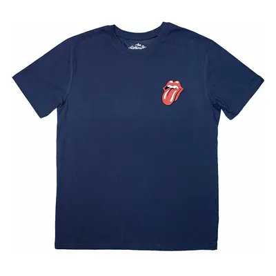 Rolling Stones tričko, Mini Classic Tongue Denim Blue, pánské