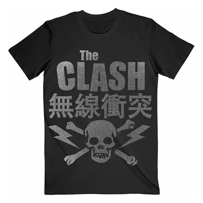 The Clash tričko, Skull & Crossbones Black, pánské