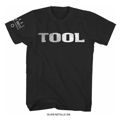 Tool tričko, Metallic Silver Logo, pánské