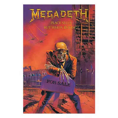 Megadeth textilní banner 70cm x 106cm, Peace Sells