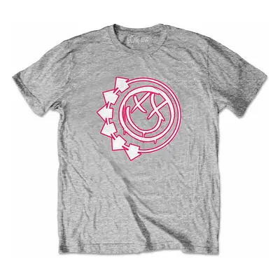 Blink 182 tričko, Six Arrow Smiley Heather Grey, dětské