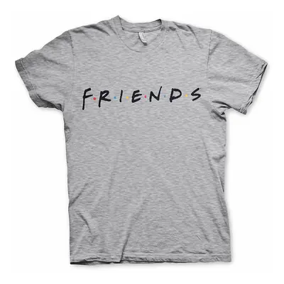 Friends tričko, Friends Logo Heather Grey, pánské