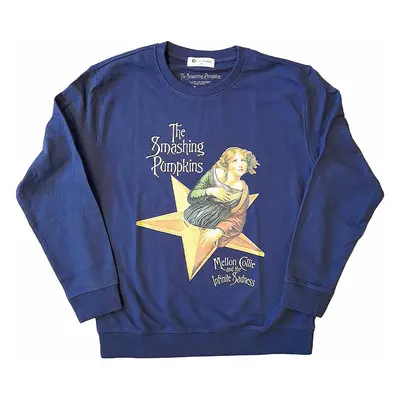 Smashing Pumpkins mikina, Mellon Collie Sweatshirt Navy, pánské