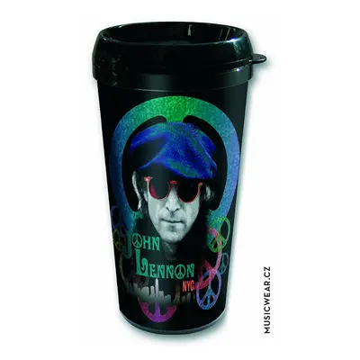 John Lennon cestovní hrnek 330ml, Beret