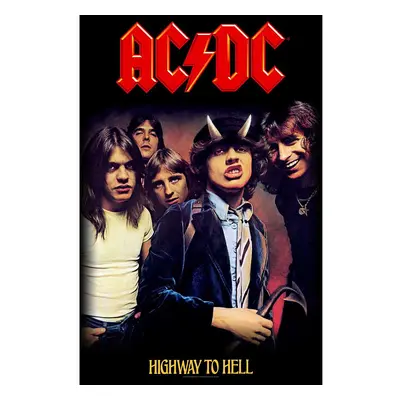 AC/DC textilní banner 70cm x 106cm, Highway To Hell