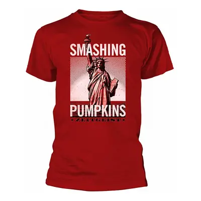 Smashing Pumpkins tričko, Zeitgeist Statue BP Red, pánské