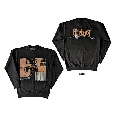 Slipknot mikina, Sweatshirt The End So Far Faces & Barcode BP Black, pánská