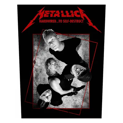 Metallica nášivka na záda 30x27x36 cm, Hardwired Concrete