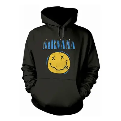 Nirvana mikina, Xerox Smiley Black, pánská