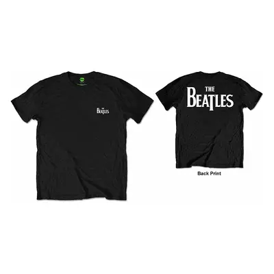 The Beatles tričko, Drop T Logo BP Black, pánské