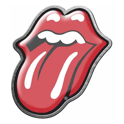 Rolling Stones odznak 40 x 30 mm, Tongue Red