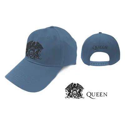 Queen kšiltovka, Black Classic Crest Denim Blue