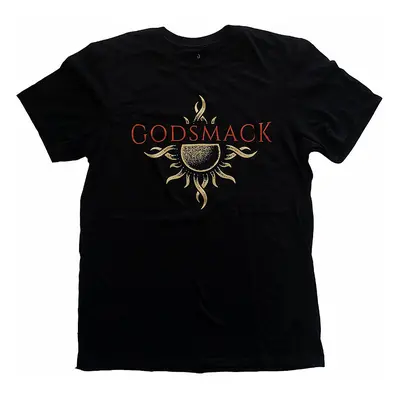 Godsmack tričko, Sun Logo Black, pánské