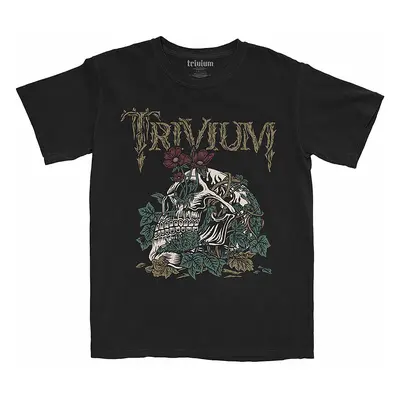 Trivium tričko, Skelly Flower Black, pánské