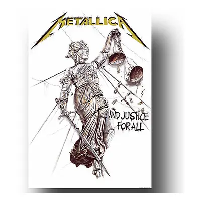 Metallica textilní banner 70cm x 106cm, And Justice For All