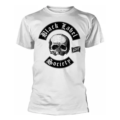 Black Label Society tričko, Skull Logo White, pánské