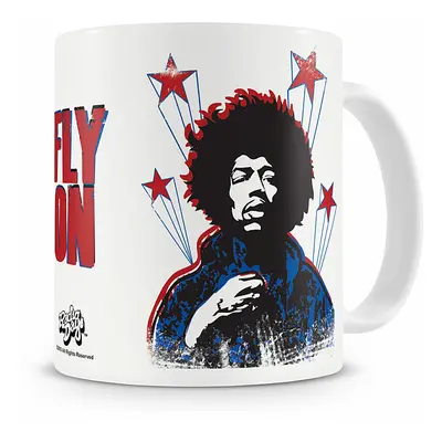 Jimi Hendrix keramický hrnek 250ml, Fly On