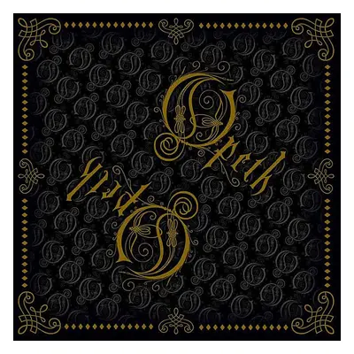 Opeth bavlněný šátek 55 x 55cm, Logo Black