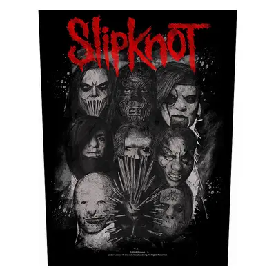 Slipknot nášivka na záda 30x27x36 cm, We Are Not Your Kind Masks