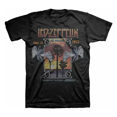 Led Zeppelin tričko, Inglewood Black, pánské