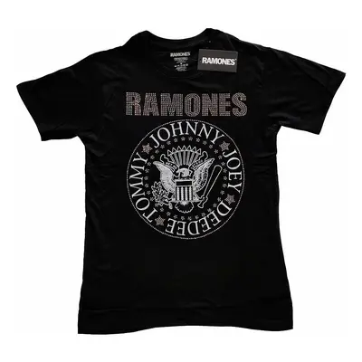 Ramones tričko, Presidential Seal Embellished Black, dětské