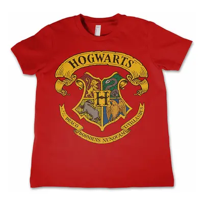 Harry Potter tričko, Hogwarts Crest Red, dětské