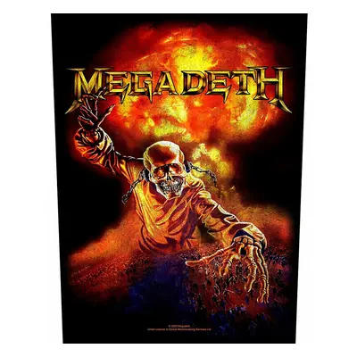 Megadeth nášivka na záda 30x27x36 cm, Nuclear