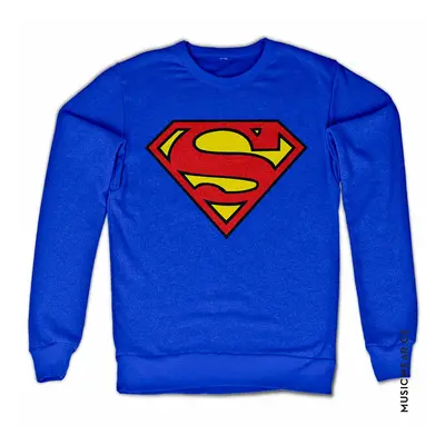 Superman mikina, Shield Sweatshirt Blue, pánská