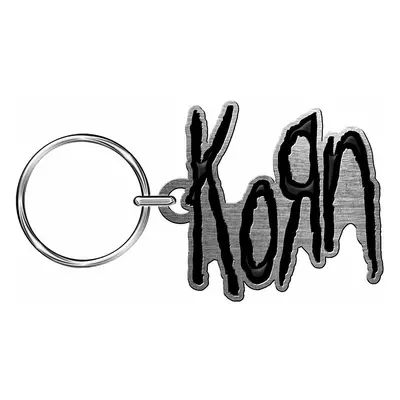 Korn kovová klíčenka 45x45 mm, Logo Relief