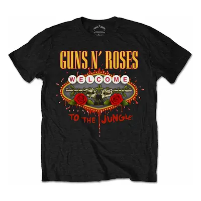 Guns N Roses tričko, Welcome To The Jungle, pánské