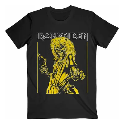 Iron Maiden tričko, Yellow Flyer Black, pánské